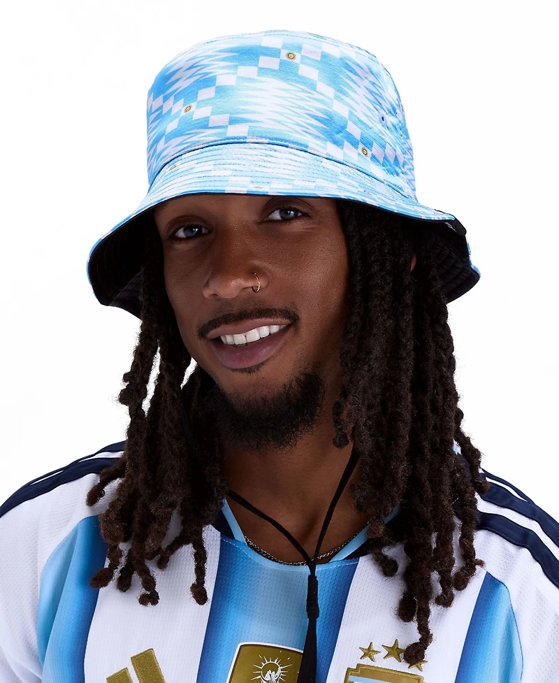 Kin Apparel Unisex Kente Reversible Satin Bucket Hat
