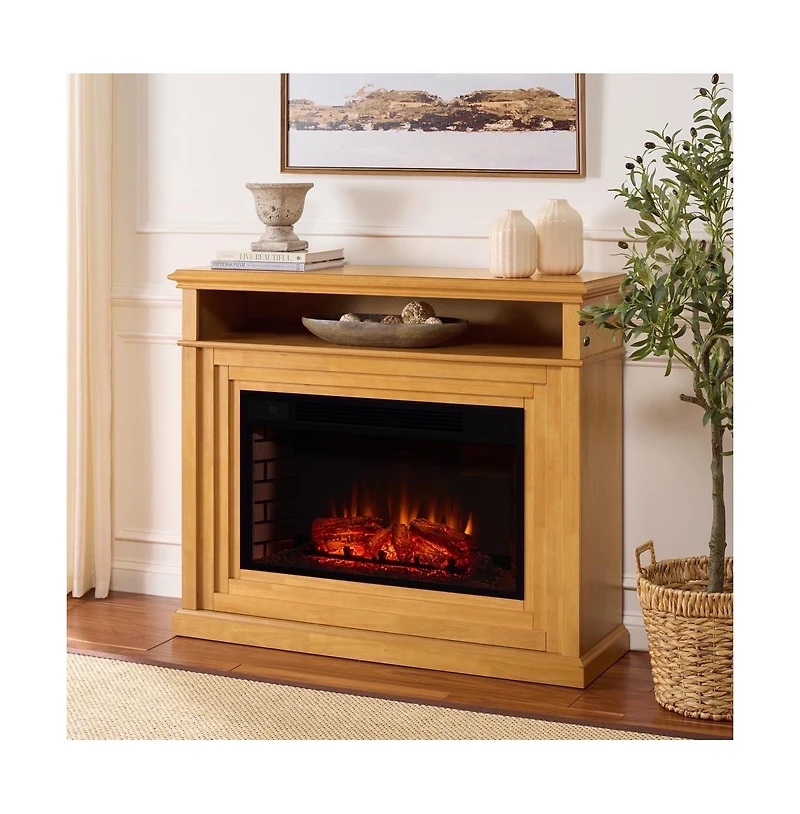 Augusta Home Helen Wood Mantel Fireplace