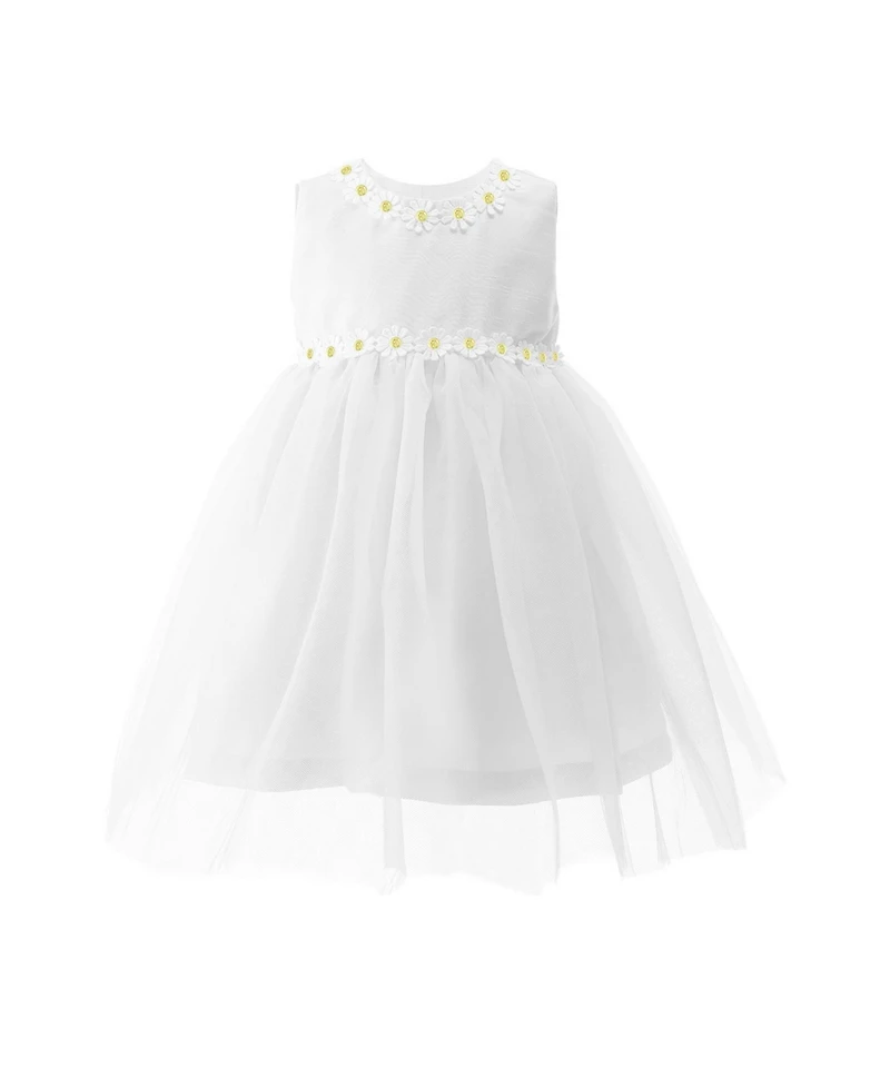 Rachel Riley Baby Girls' 6M-24M Daisy Tulle Party Dress