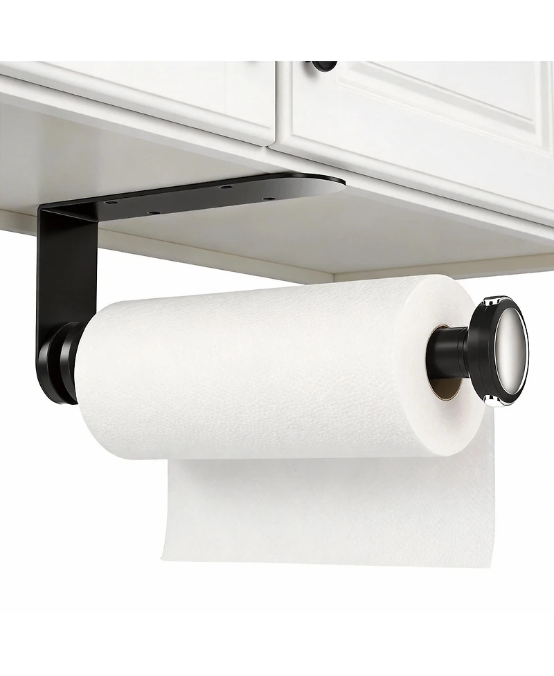 Yigii One-Handed Tear Paper Towel Holder with Quick Release Knob, Wall-Mounted, Durable