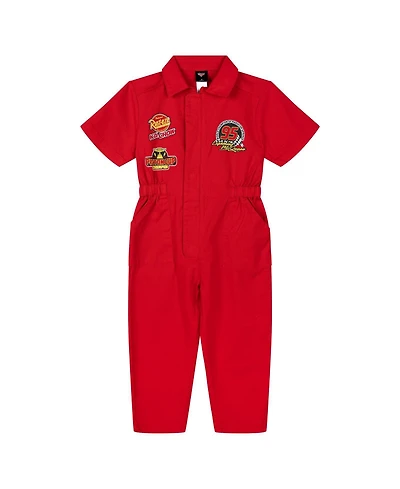 Cars Lightning McQueen Boys'( 5 to 8 ) Racing Cosplay One Piece Coverall