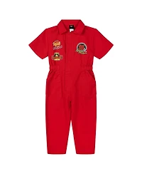 Cars Lightning McQueen Boys'( 5 to 8 ) Racing Cosplay One Piece Coverall