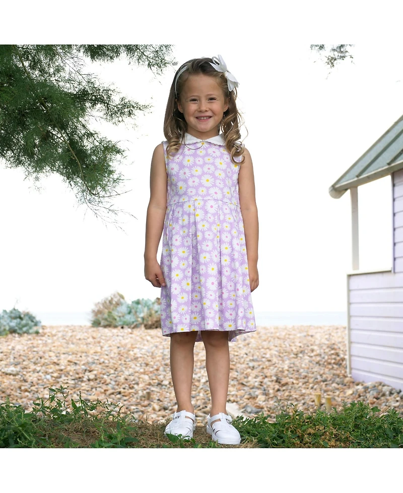 Rachel Riley Girl's 2T-10 Daisy Jersey Dress