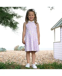 Rachel Riley Girl's 2T-10 Daisy Jersey Dress