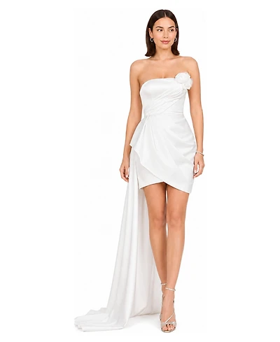 Lara Women's Beaded Faux-Wrap Bridal Gown