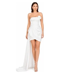Lara Women's Beaded Faux-Wrap Bridal Gown