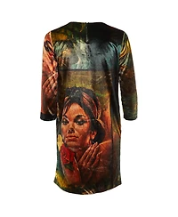 Pre-Owned Stella Mccartney Women's Printed Velvet Mini Dress
