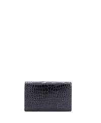 Pre-Owned Saint Laurent Uptown Chain Wallet Embossed Leather