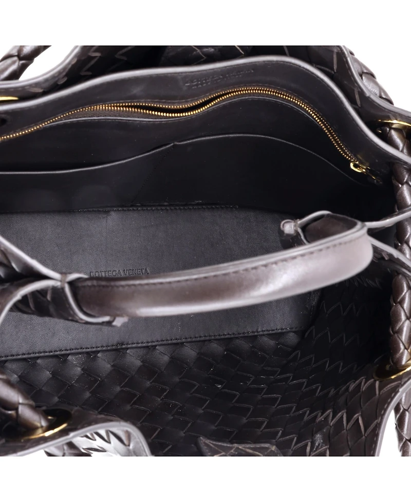Pre-Owned Bottega Veneta Medium Andiamo Top Handle Bag Intrecciato Nappa