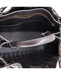 Pre-Owned Bottega Veneta Medium Andiamo Top Handle Bag Intrecciato Nappa