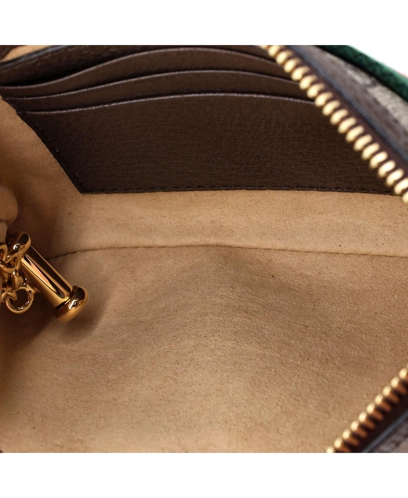 Pre-Owned Gucci Ophidia Heart Utility Double Belt Bag Gg Coated Canvas