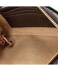 Pre-Owned Gucci Ophidia Heart Utility Double Belt Bag Gg Coated Canvas