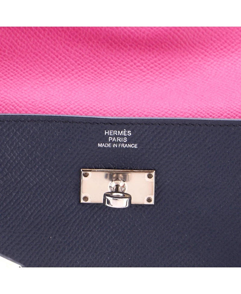 Pre-Owned HERMES Long Kelly Wallet Verso Epsom