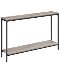 Slickblue Entryway Narrow Console Table with Open Storage Shelf