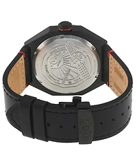 GV2 by Gevril Men's Stella Solare Swiss Quartz Italian Leather Strap Watch