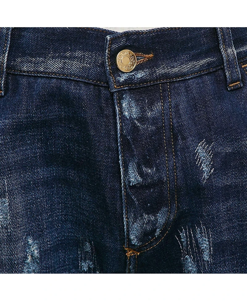 Pre-Owned Dolce & Gabbana Men's Distressed Denim Jeans