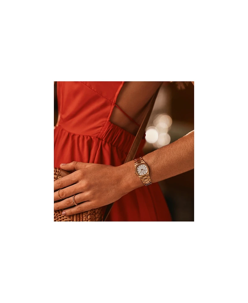 Bulova Women's Classic Super Seville Gold-Tone Stainless Steel Bracelet Watch 37.5mm
