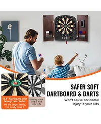 Vevor Dartboard and Cabinet Set Complete with All Accessories Easy Assembly