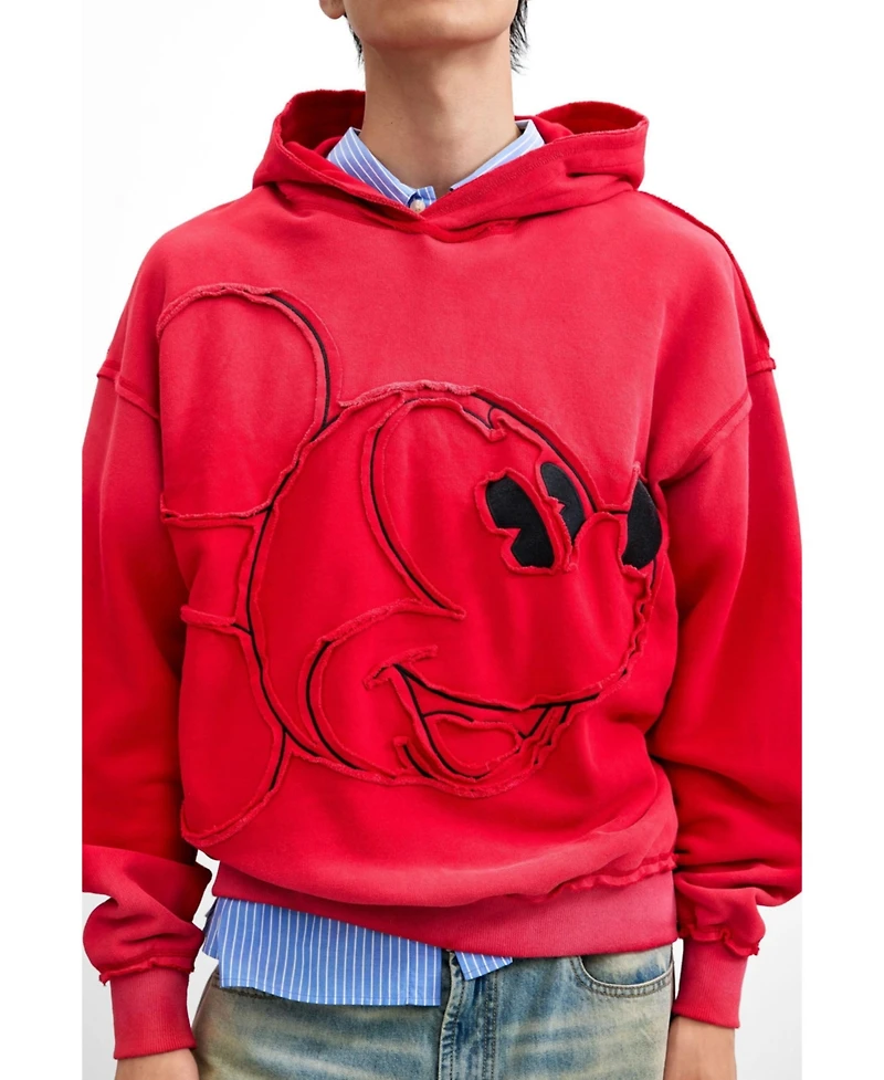 Desigual Men's Embroidered Mickey sweatshirt