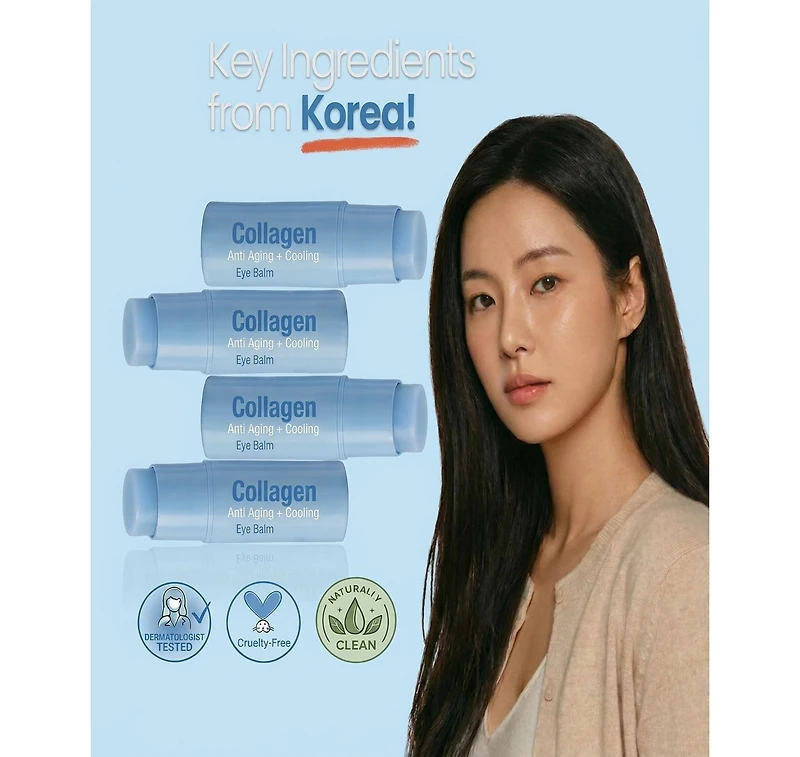 Lovery Hyaluronic Hydration-Boosting Eye Balm - Korean Skin Care Moisture and Line-Smoothing Treatment