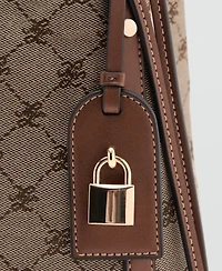 Mango Women's Jacquard Bucket Bag