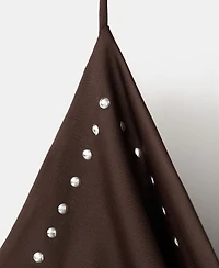 Mango Women's Studded Halter Top