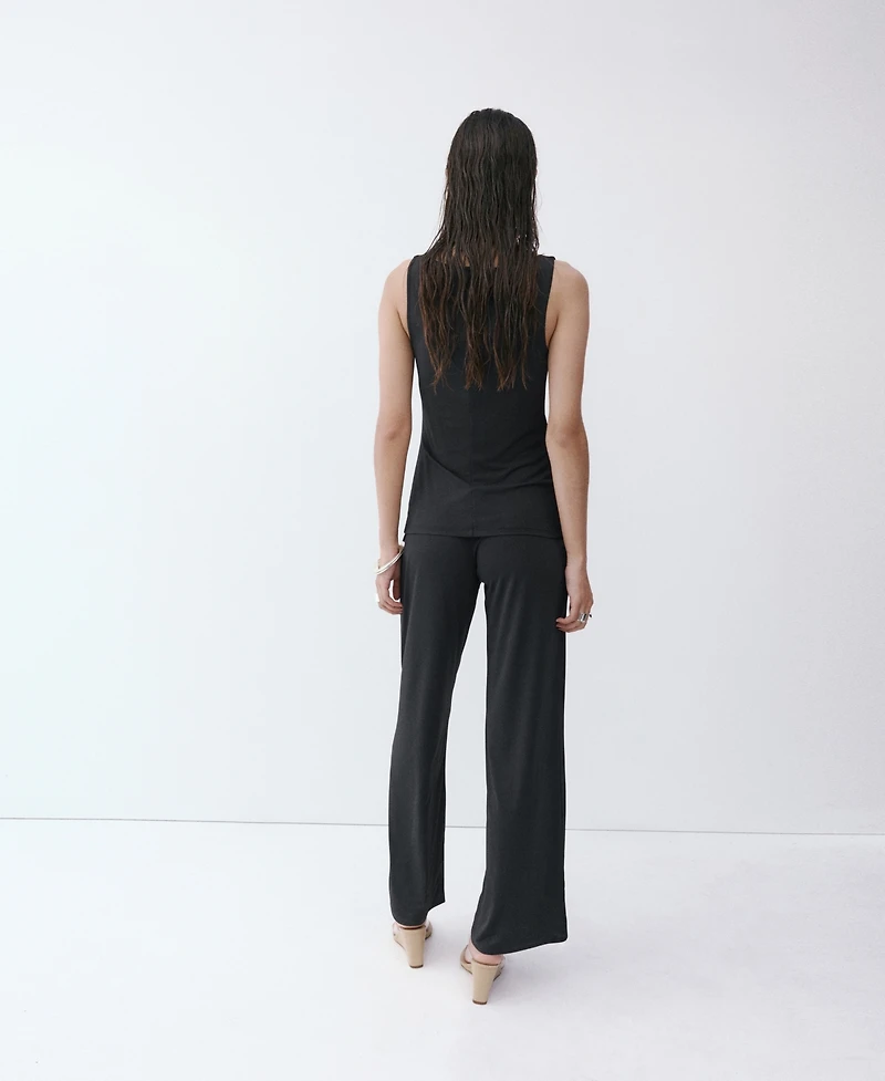 Mango Women's Resin Applique Combined Jumpsuit