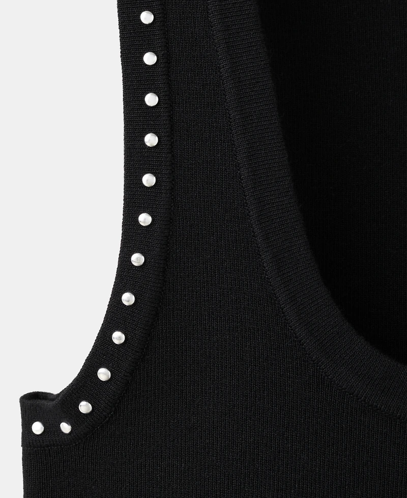 Mango Women's Stud Detail Tank Top