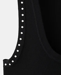 Mango Women's Stud Detail Tank Top