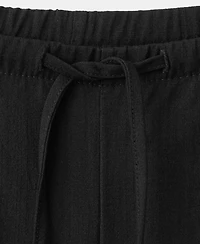 Mango Women's Straight Mid-Rise Pants