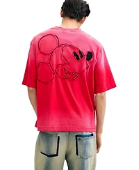 Desigual Men's Embroidered Mickey T-shirt