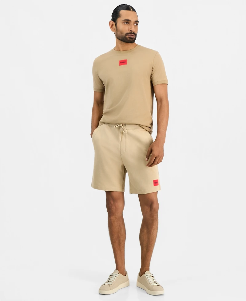 Hugo by Boss Men's Diragolino Ribbed Crewneck T-Shirt