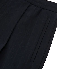 Reiss Men's Sidney Trouser Stripe Tapered Pleated Pants