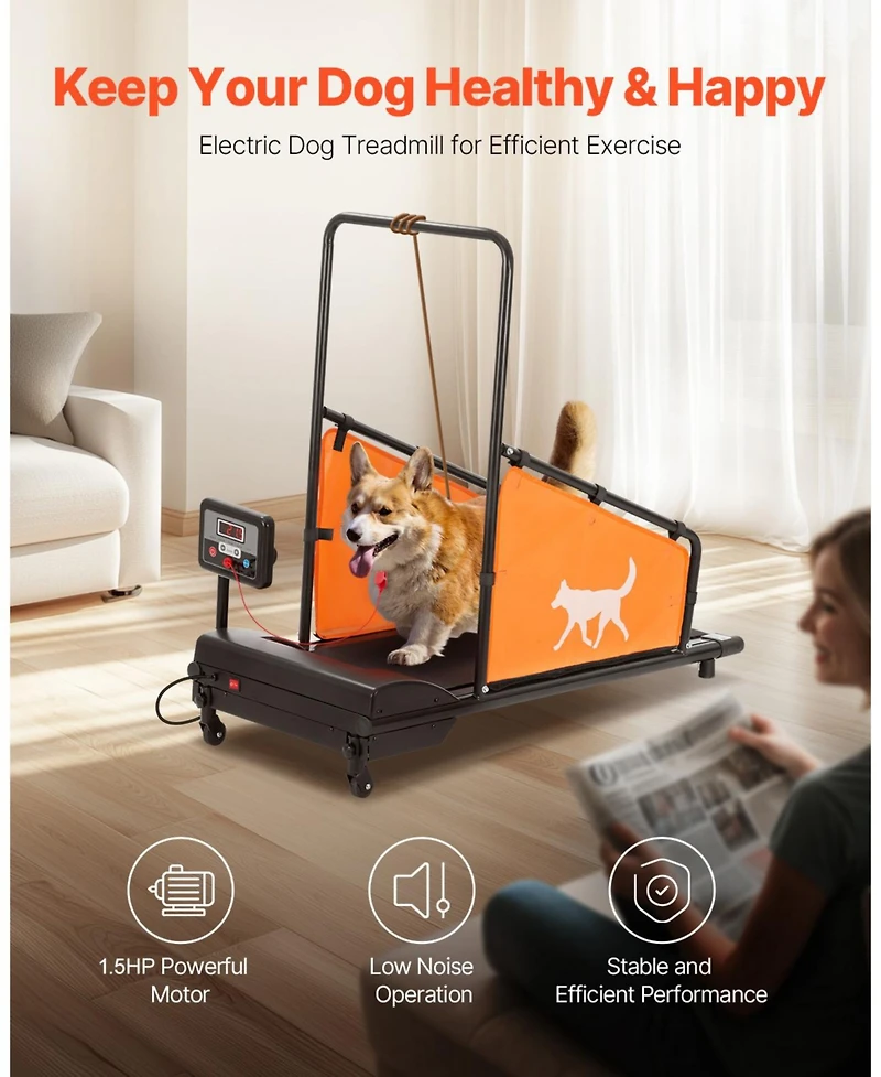 Vevor Dog Treadmill for Medium Dogs Electric Pet Agility Training