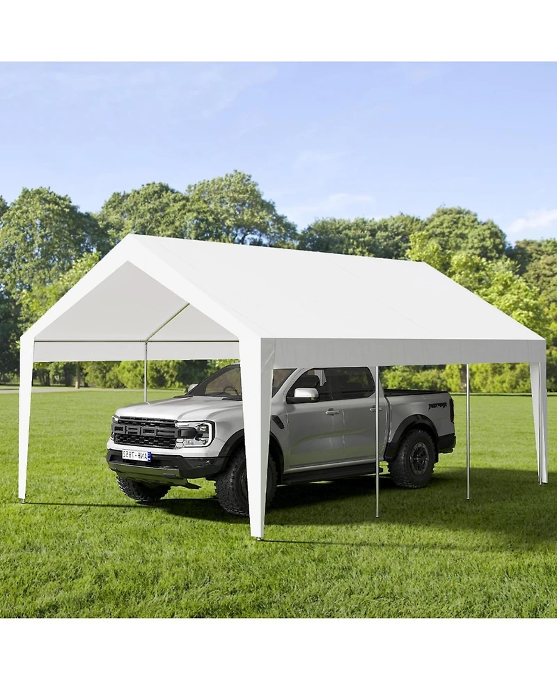 gaomon 10x20feet Heavy Duty Carport Canopy - Portable Garage with Uv Resistant and Waterproof Roof, Tarp Shelter for Cars, Trucks
