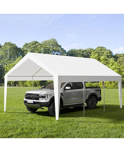 gaomon 10x20feet Heavy Duty Carport Canopy - Portable Garage with Uv Resistant and Waterproof Roof, Tarp Shelter for Cars, Trucks