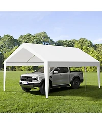 gaomon 10x20feet Heavy Duty Carport Canopy - Portable Garage with Uv Resistant and Waterproof Roof, Tarp Shelter for Cars, Trucks