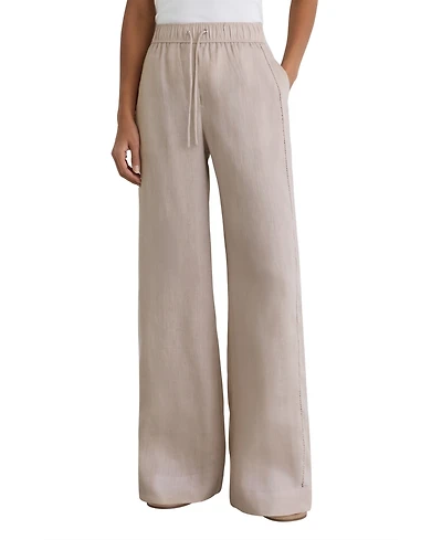 Reiss Women's Riley Lightweight Wide-Leg Pants
