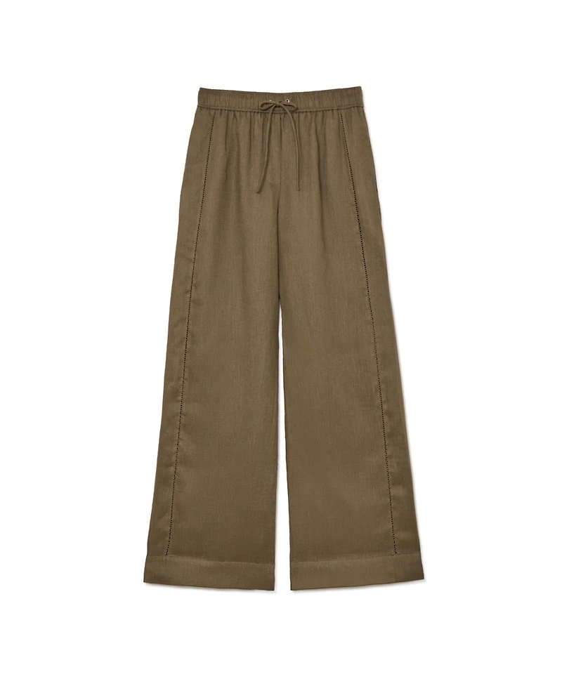 Reiss Women's Riley Lightweight Wide-Leg Pant