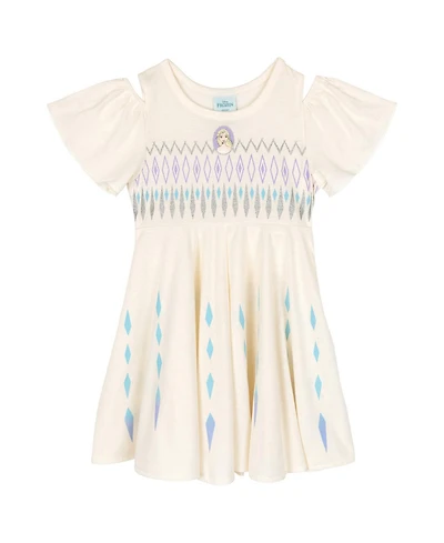 Frozen Queen Elsa Girls' Cosplay Short Sleeve Dress