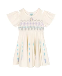 Frozen Queen Elsa Girls' Cosplay Short Sleeve Dress