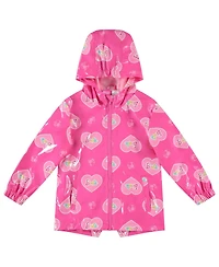 Barbie Girl's (4-16) Hooded Rain Jacket
