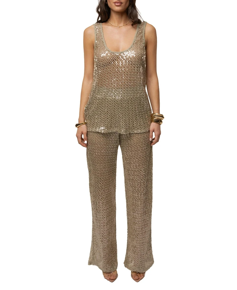 Jluxlabel Women's High Seas Sequin Top
