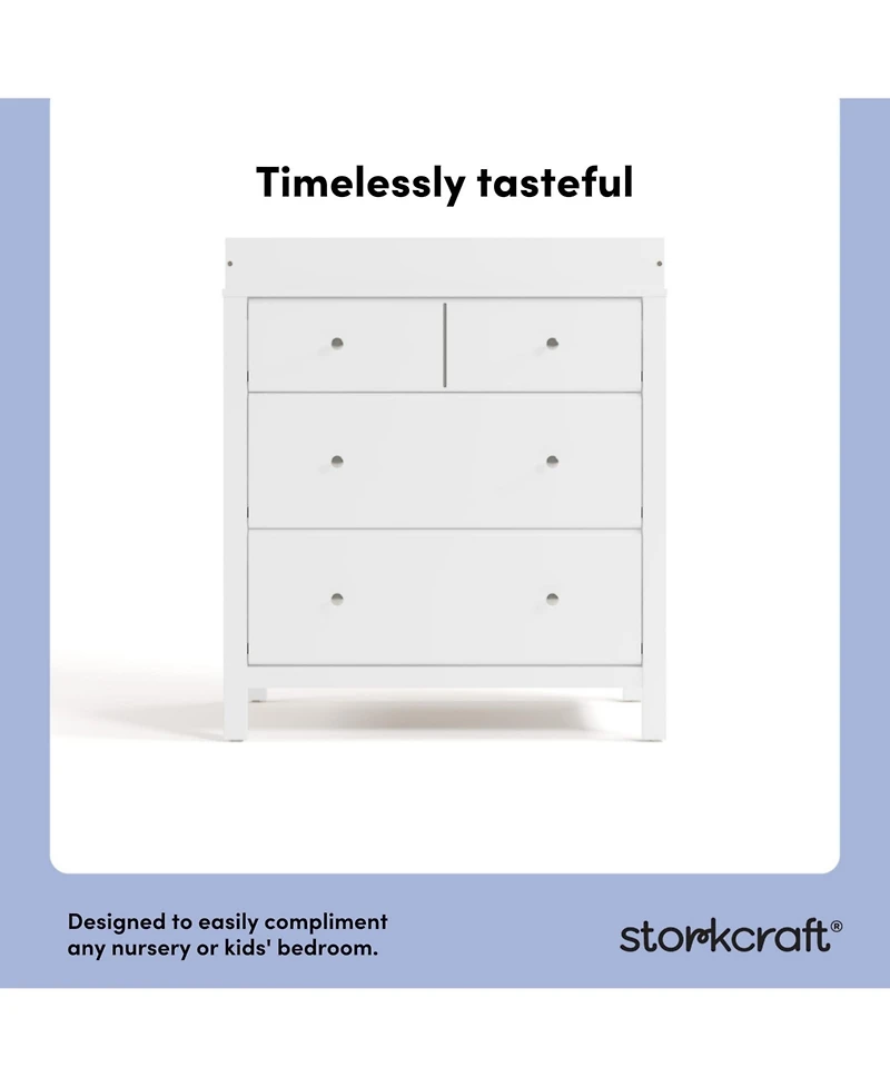 Storkcraft Carmel 3 Drawer Chest with Changing Topper