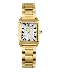 Adornia Women's Gold Berlin White Face Watch