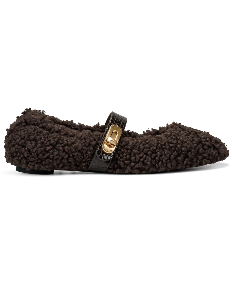Donna Karan New York Women's Anselm Cozy Mary Jane Flats