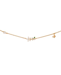 Girls Crew Crystal Butterfly Meadow Anklet