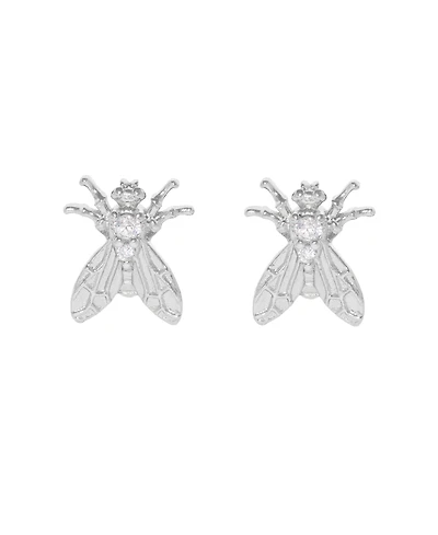 Girls Crew Crystal Shoo Fly Stud Earrings