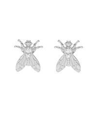 Girls Crew Crystal Shoo Fly Stud Earrings