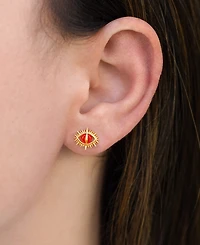 Girls Crew Crystal The Lord of the Rings Eye of Sauron Stud Earrings